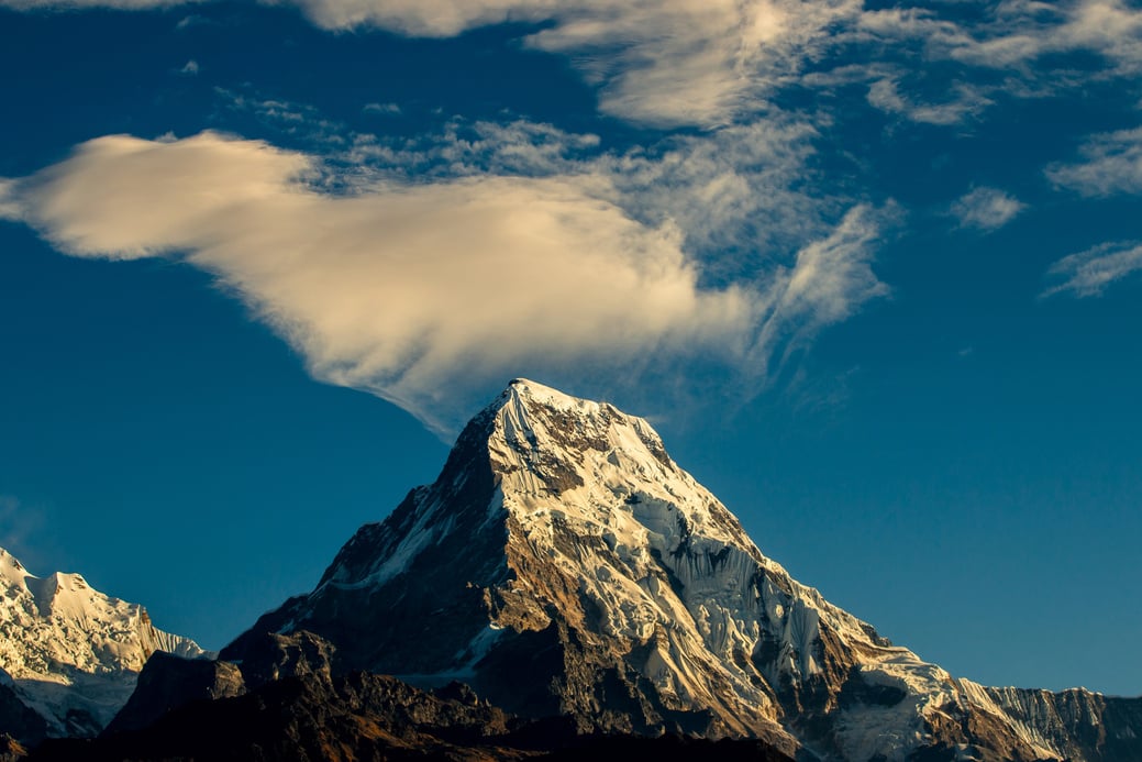 Annapurna Mountains in Nepal